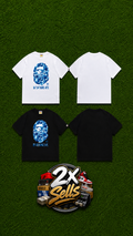 Blue Camo Ape Head